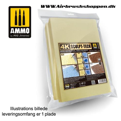 AMIG 8271 4K Sculp-Tech (20x30x3) 1 stk. skumplade 